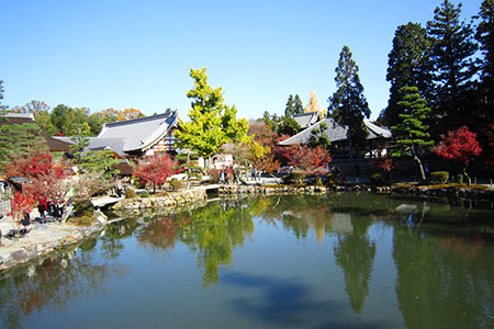 虎渓山永保寺の紅葉 大切な人と行きたい デートスポット 東海