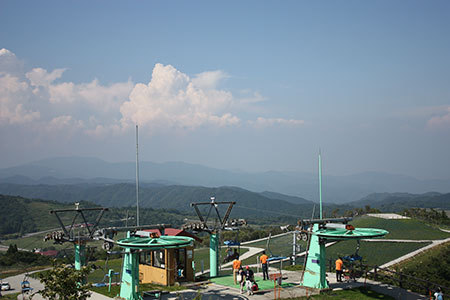 茶臼山高原山頂