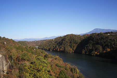 恵那峡紅葉