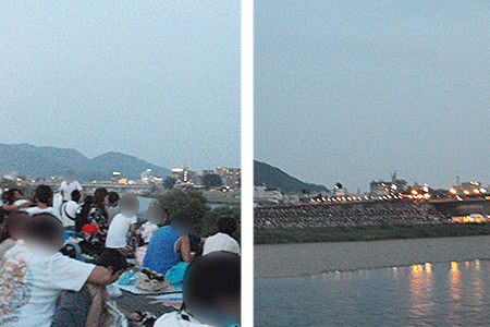 花火大会会場