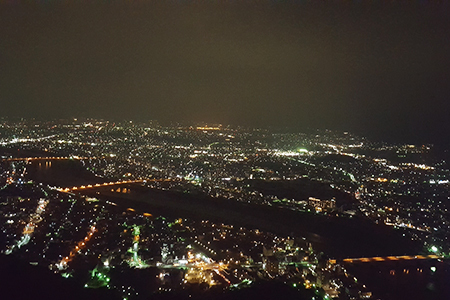 岐阜城パノラマ夜景