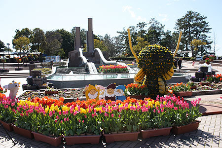 木曽三川公園のウィンターチューリップ祭