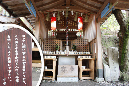恋の水神社参拝