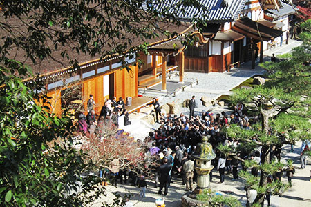 虎渓山永保寺の紅葉